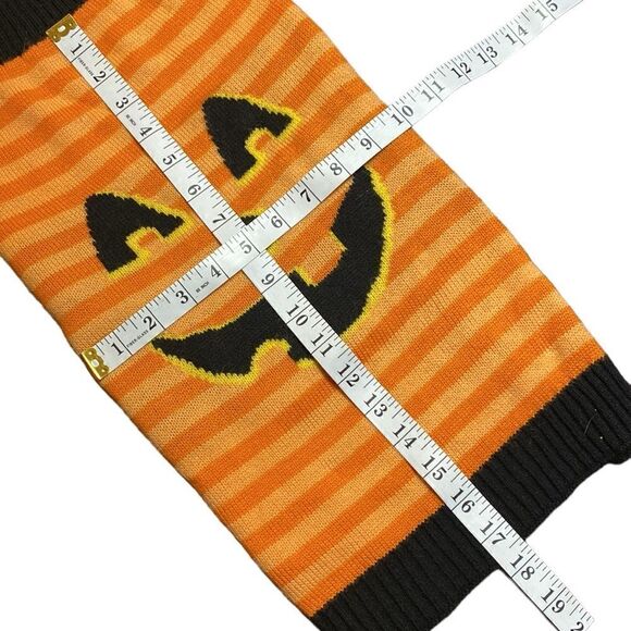 Jack-o-Lantern Dog Halloween Sweater - Picture 4 of 7